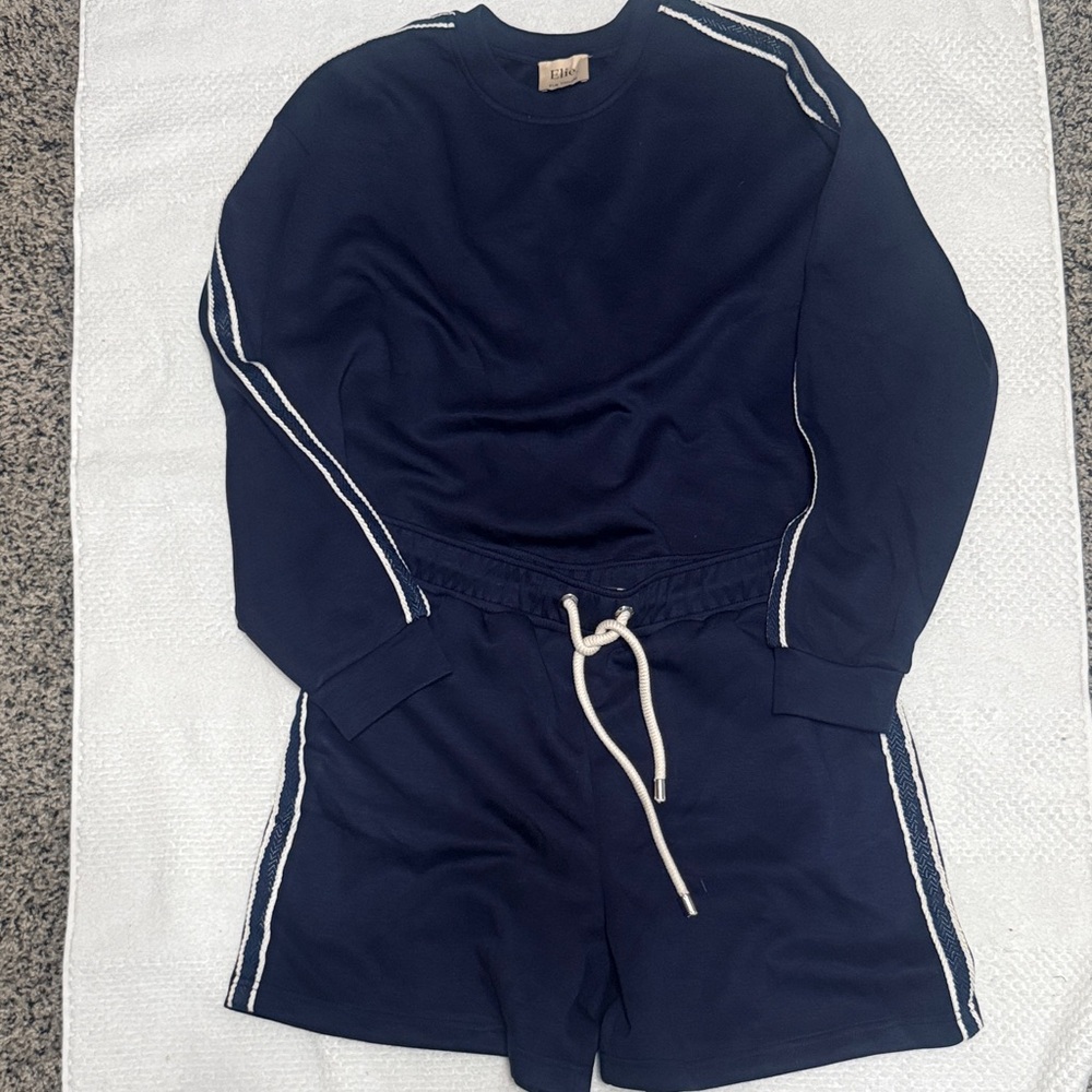 Elie Tahari Navy Blue Women's Set